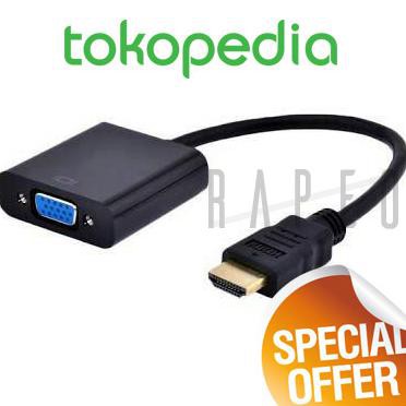 Cáp Chuyển Đổi Hdmi Sang VGA Cho Laptop PC Sang LCD / LED TV Đen | BigBuy360 - bigbuy360.vn