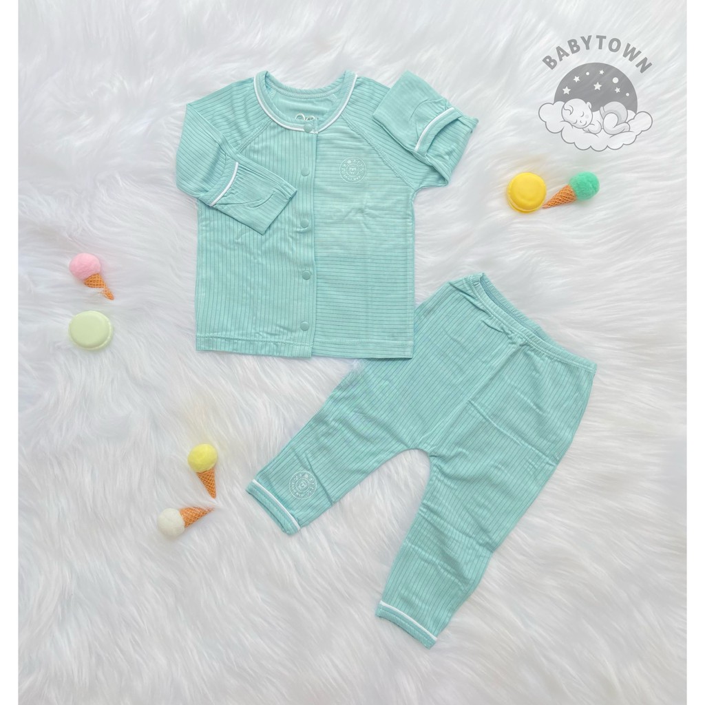 🌟 CHÍNH HÃNG 🌟HRNEE - BỘ BODY CỘC TAY HỌA TIẾT / Bộ dài cài thẳng Modal BD18