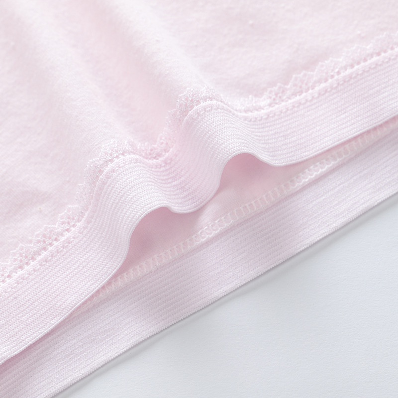 Áo Ngực Không Tay Viền Ren Thoáng Khí Dành Cho Bé Gái 6-12 Tuổi