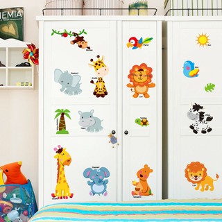 decal dán tường các con thú