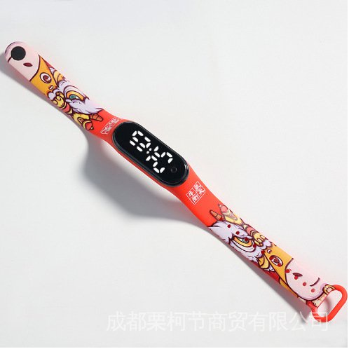 Mới Đồng Hồ Đeo Tay Điện Tử Chống Nước Có Đèn LED In Hoạt Hình Cho Trẻ Em