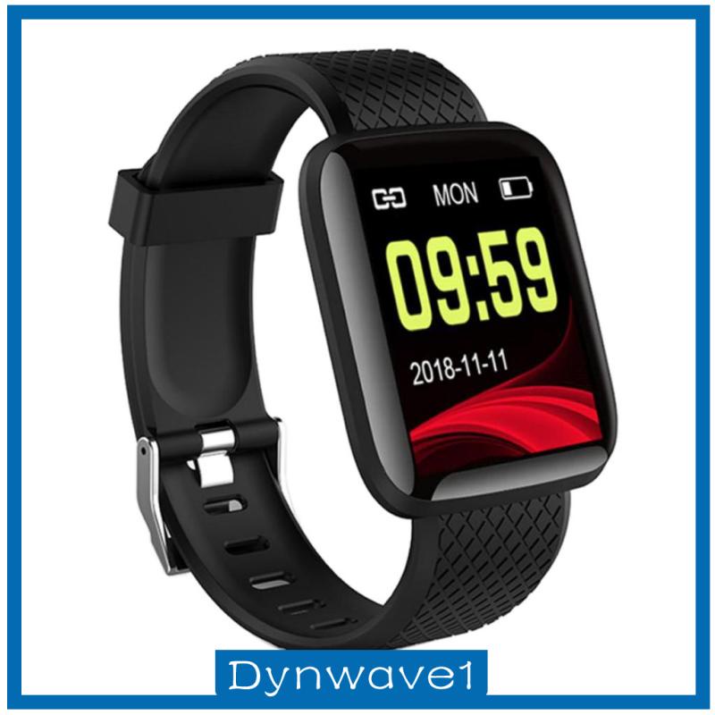 [DYNWAVE1]Smart Watch Monitor Waterproof Wristband Sports Tracker Bracelet Black