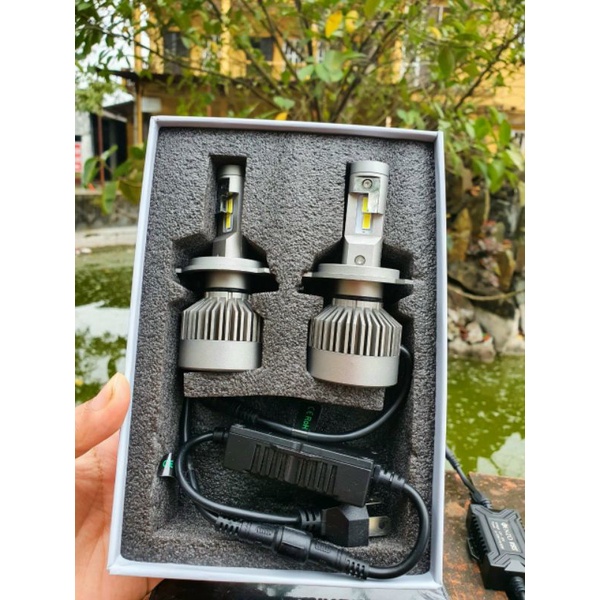 Đèn pha led Kenzo V9s 60W mẫu mới nhất 2022 chân H4 bảo hành 2 năm