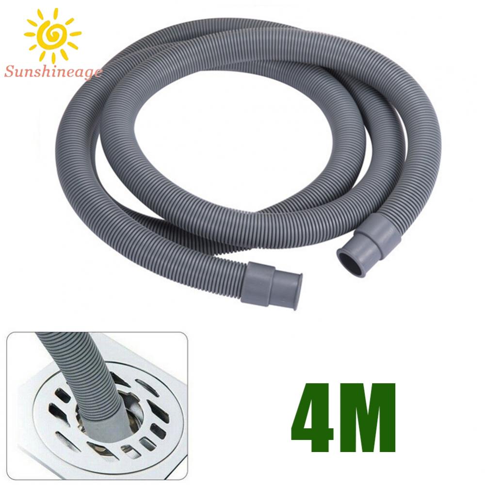 1 Pcs 4M Washing Machine Dishwasher Drain Waste Hose Extension Pipe High Quality