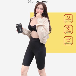 Quần legging lửng, quần biker short nữ
