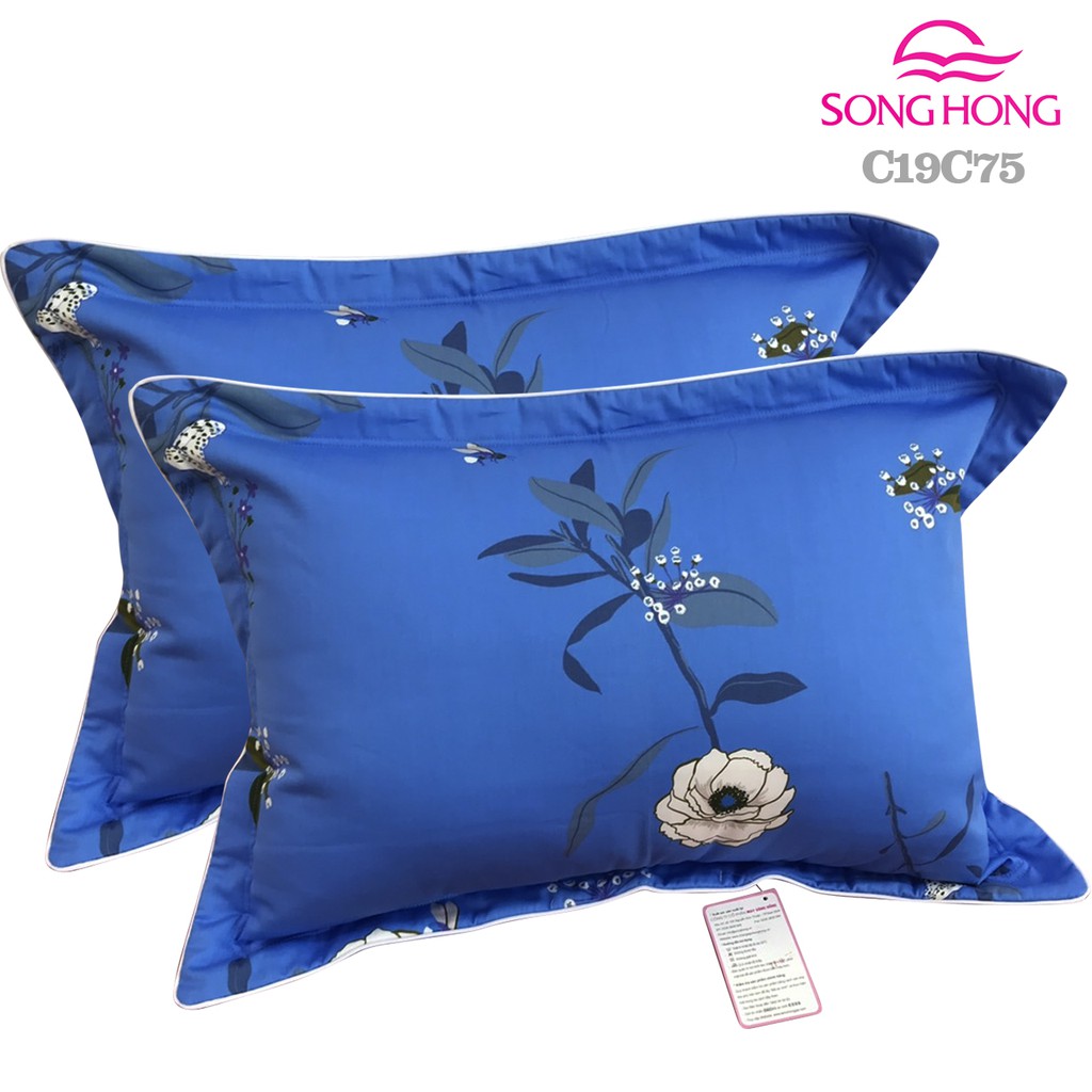 Vỏ gối đơn Sông Hồng size 45cm x 65cm