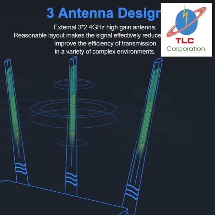 Bộ Phát Wifi Router Tenda F3 300Mbps 3A Anten 1 Wan, 3 Lan Port