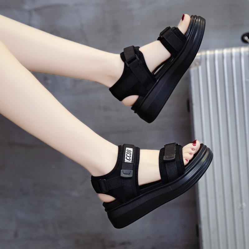 Giày Sandal Đế Dày Tăng Chiều Cao Dành Cho Nữ