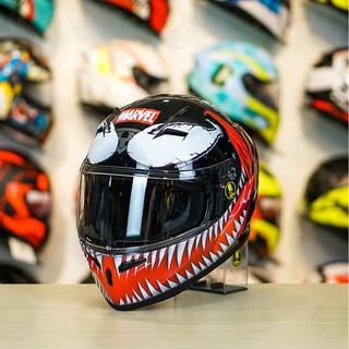 Mũ fullface 1 kính roc 01 đen bóng dán tem venom v1