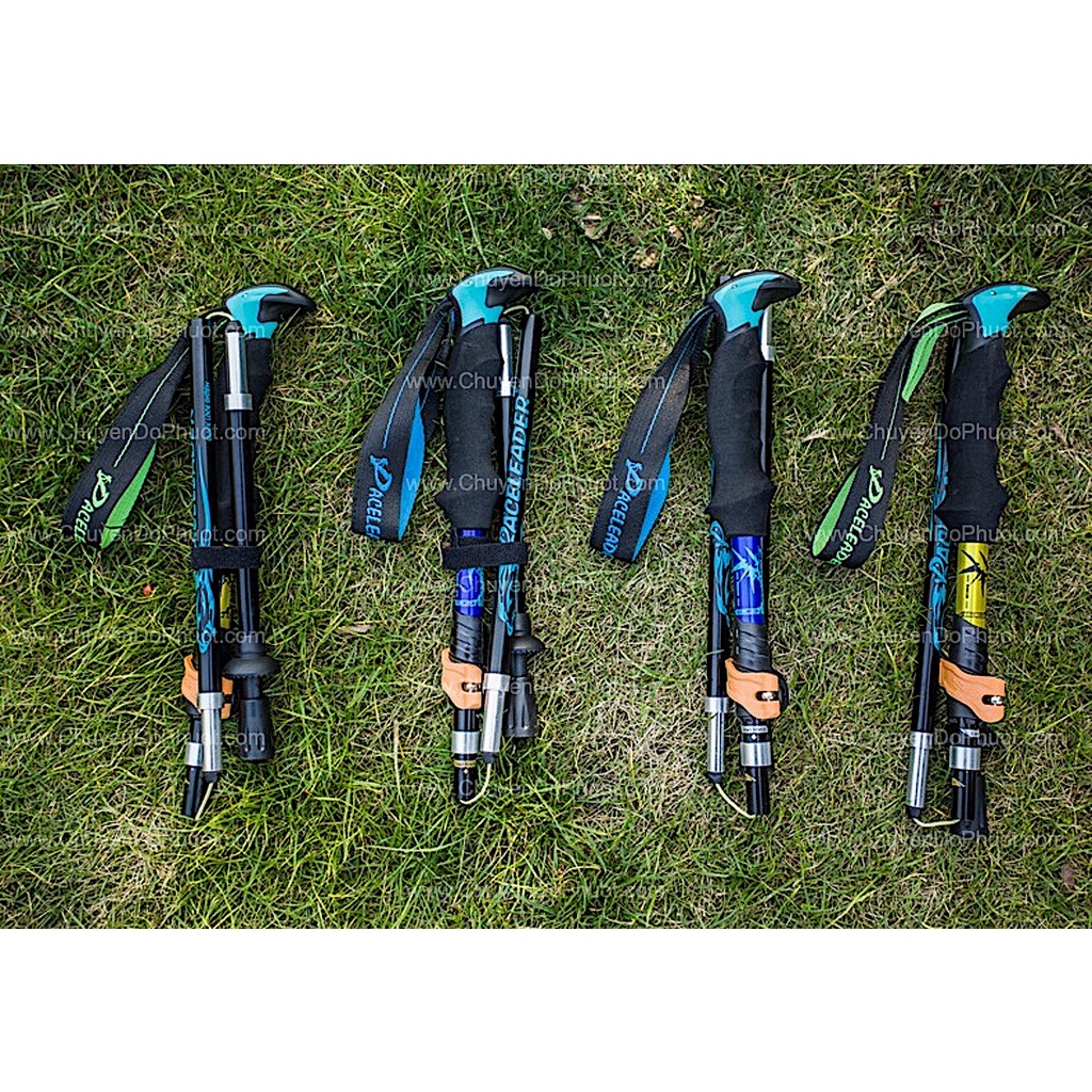 Gậy Phượt Leo Núi Hiking Trekking Trail Paceleader X5 Hợp Kim Nhôm Máy Bay 7075 Siêu Nhẹ