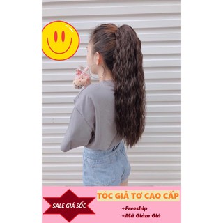 TÓC GIẢ CỘT 💕 TÓC NGOẠM 💕💕Ngoạm xù công chúa 60cm