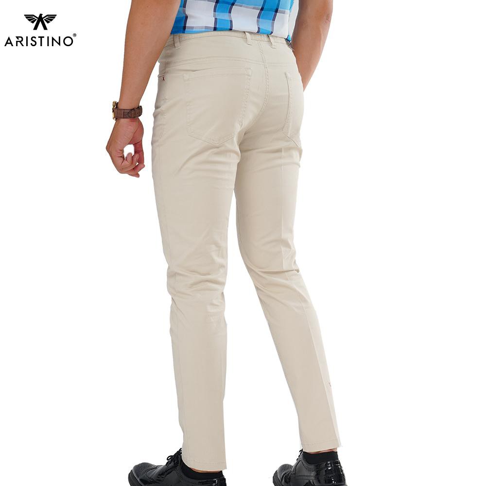 Quần kaki nam ARISTINO dáng ôm, mặt vải dày dặn, thấm hút mồ hôi, đứng dáng lịch lãm - AKK003S7 | BigBuy360 - bigbuy360.vn