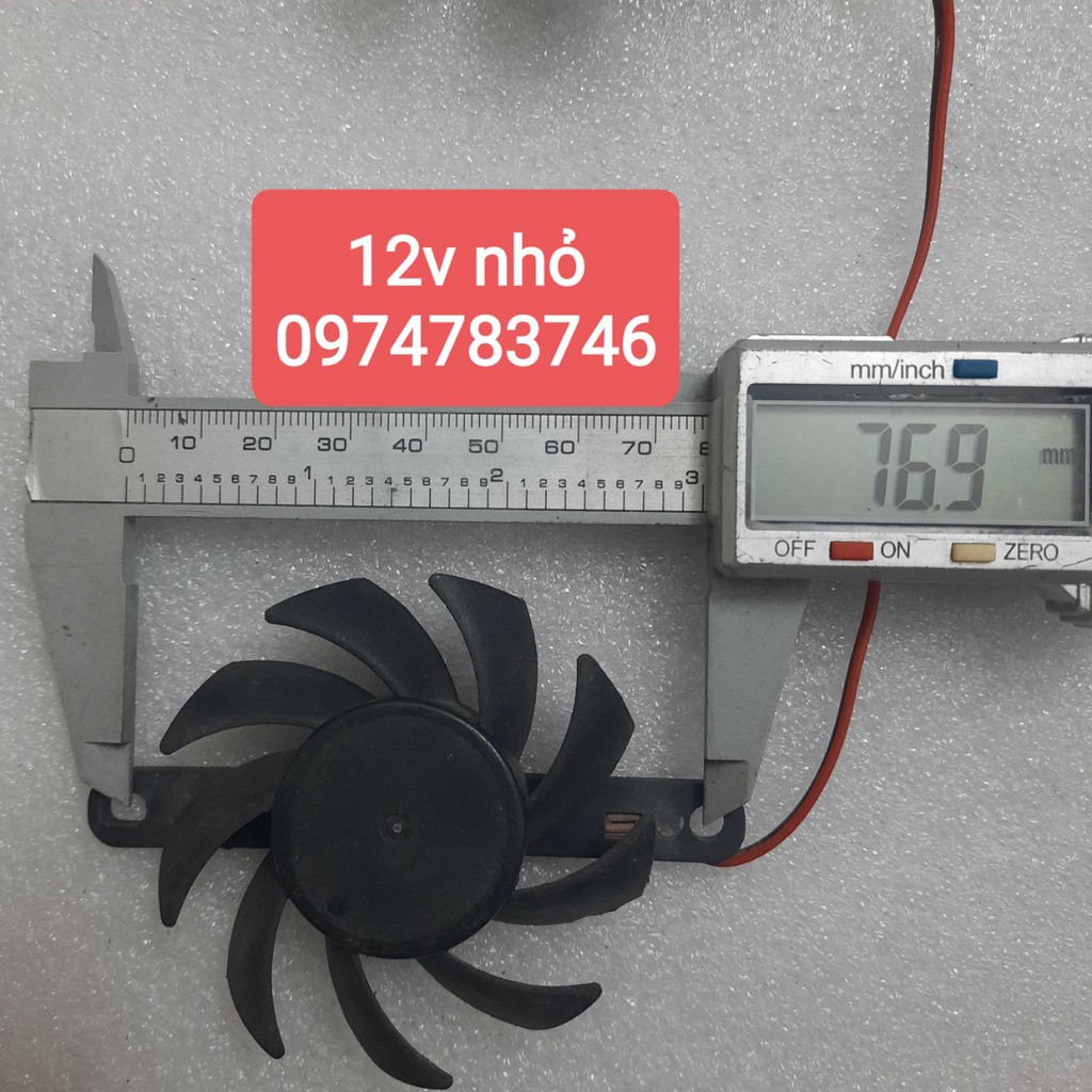 quạt bếp từ.12v~18v các loại tháo máy (to .nhỡ .nhỏ.).