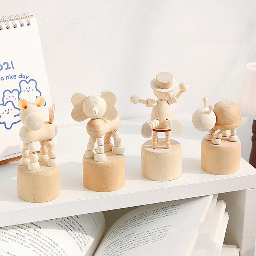 BTLIMER Mô Hình Chú Chó Bằng Gỗ Dùng Trang Trí DIY