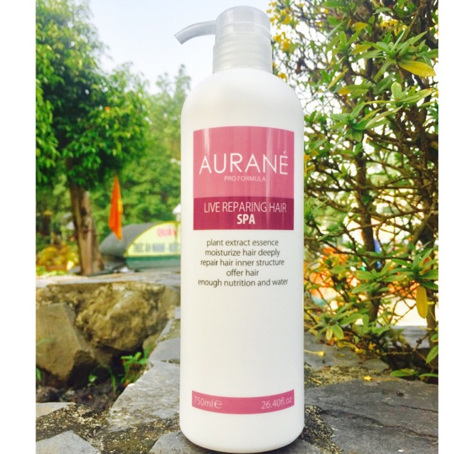 Dầu ngâm tóc Aurane Live Reparing Hair Spa phục hồi làm mượt tóc 750ml