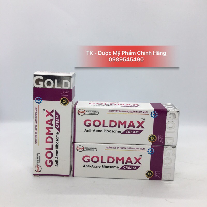 Kem Giảm Nhờn - Ngừa Mụn - GOLDMAX -15g