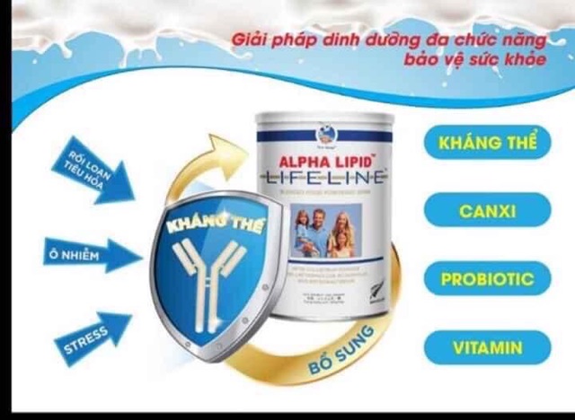 Sữa Alphalipid lifeline 450g Newzlan