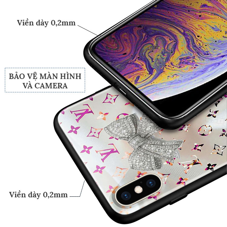 Ốp Bảo Vệ Louis Vuitton_Hồng Quốc Tế Dành Cho Iphone Từ 5/5S Cho Đến Iphone 12/12 Pro Max