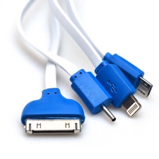Cáp 4 Đầu Nokia, iPhone, Micro Usb, IPhone 4