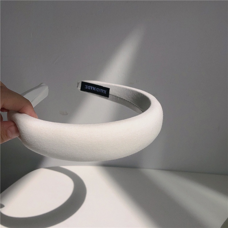 Băng Đô Cài Tóc Bản Rộng Bằng Xốp Mềm Mại Siêu Thoải Mái Dễ Phối Đồ Tiện Dụng Cho Nữ