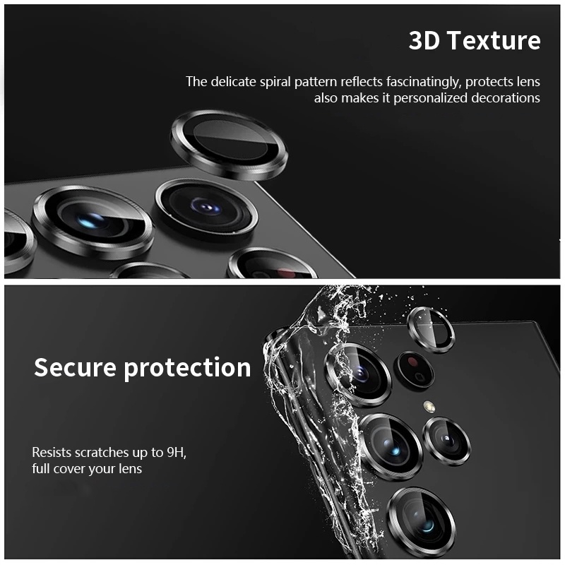 1 Miếng Dán Bảo Vệ Camera Sau Bằng Nhôm Cho Samsung Galaxy S22 Ultra Sansung S22ultra S22U