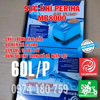 Periha MB 8000 - Máy Thổi Khí Hồ Cá
