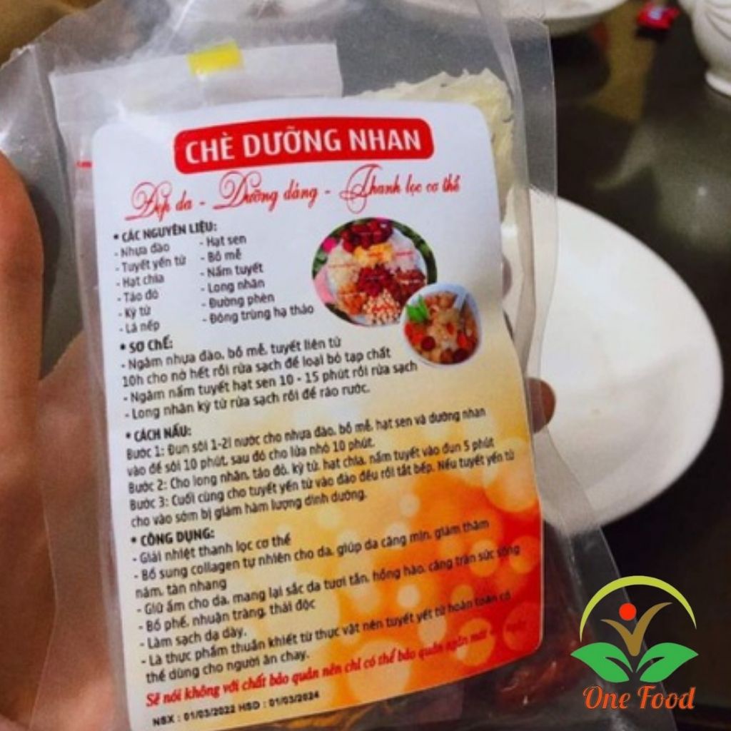 Chè Dưỡng Nhan  Shop Onefood68 Đồ Uống Dinh Dưỡng Set 12 Vị