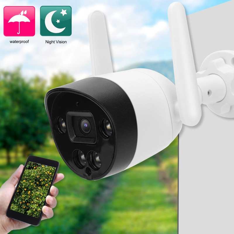 Camera không dây EVKVO phát hiện chuyển động PIR - Tuya Smart Life FHD 3MP WIFI CCTV chống thấm nước IR IP