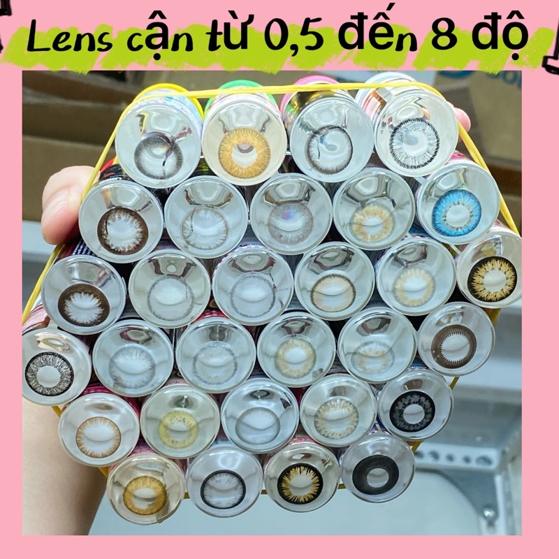 Lens Độ/ Lens Cận từ 0,5 độ đến 9độ -FULL độ- FULL mẫu siêu hot/ ib chọn mẫu/giá 1 đôi
