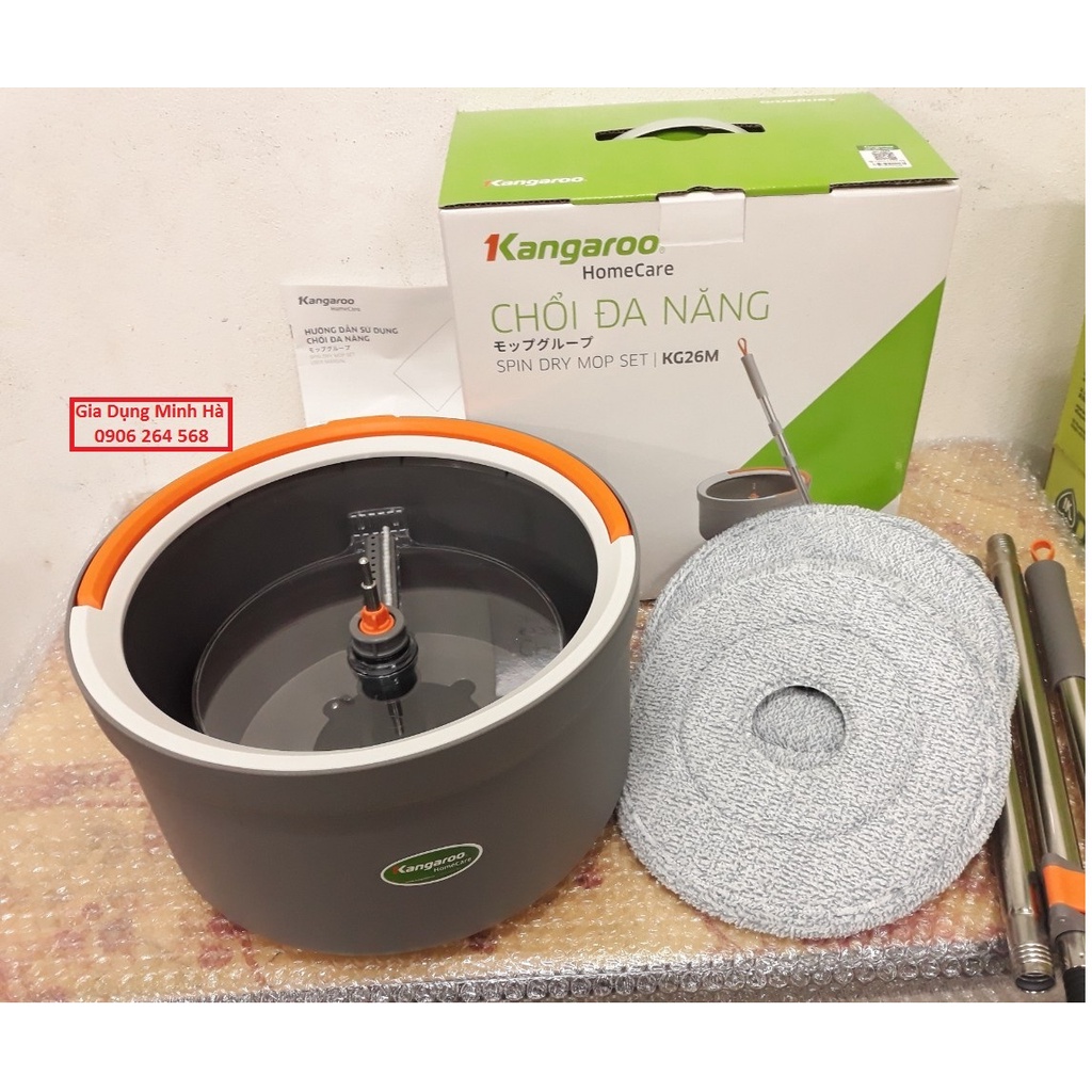 Chổi lau nhà đa năng Kangaroo KG26M bảo hành 12 tháng