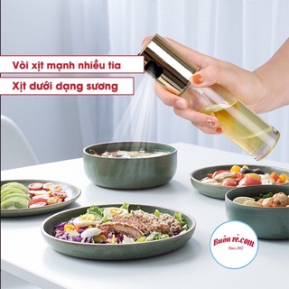 BÌNH XỊT DẦU ĂN 100ml  THUỶ TINH CAO CẤP