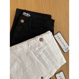 Quần jeans ống đứng cắt lai