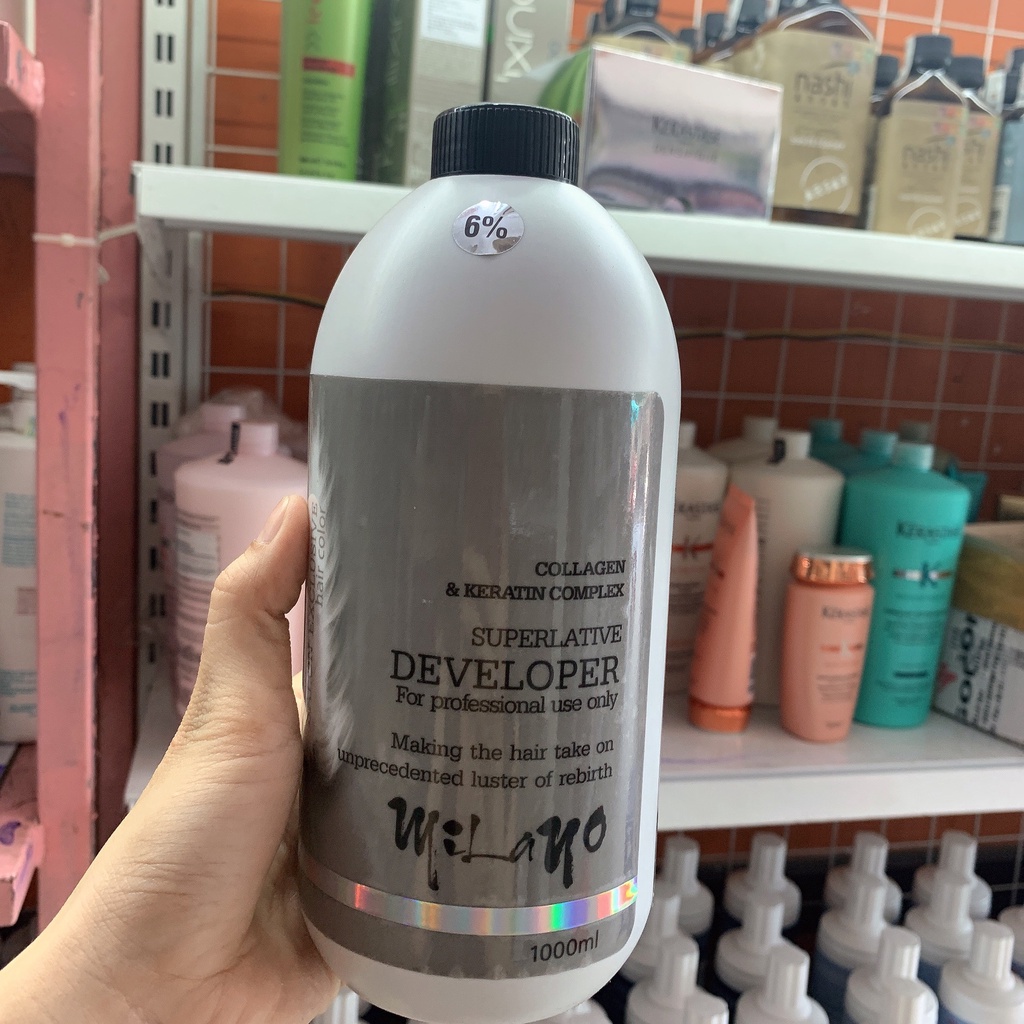 KEM OXY TRỢ NHUỘM CAO CẤP MILANO ITALY 1000ML