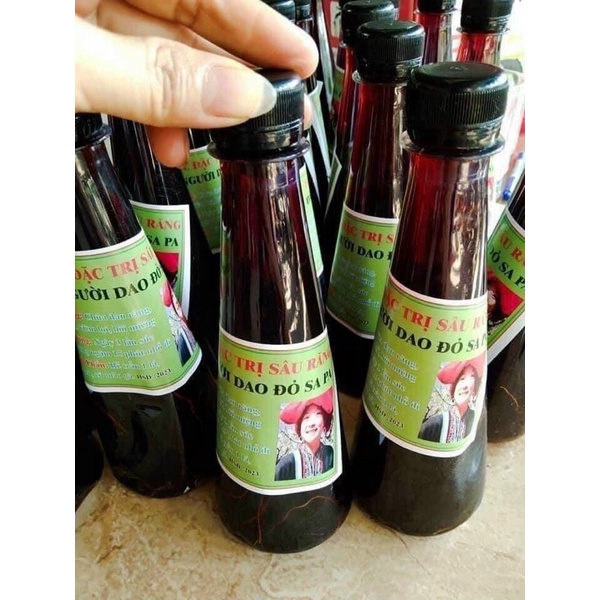 Chai Sâu Răng Người Dao Đỏ Sapa