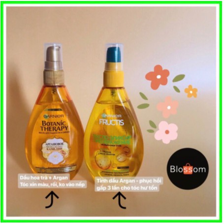 Dầu dưỡng tóc Garnier Argan Botanic Therapy Ultra Doux [dưỡng tốt không bết] | BigBuy360 - bigbuy360.vn