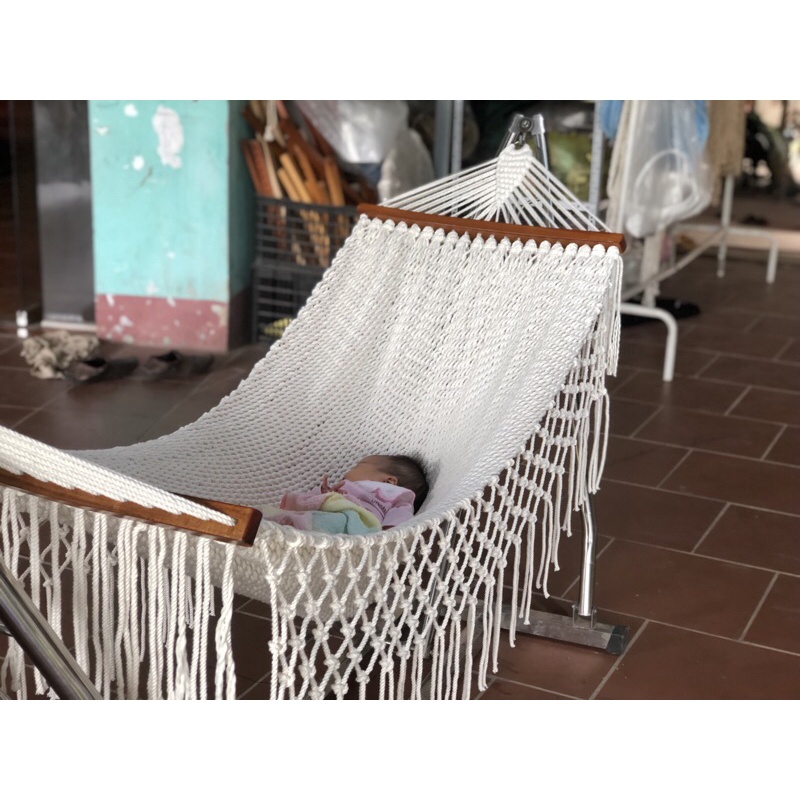 Võng Macrame 60x2m3 võng nằm nhiều màu