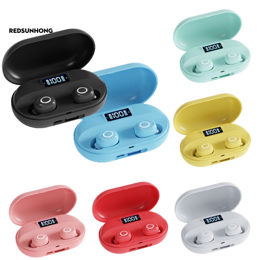 1 Cặp Tai Nghe Thể Thao Không Dây Bluetooth 2200mAh