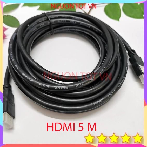 [Combo HDMI 1,5m-15m] Dây Cáp HDMI tròn loại tốt chuẩn hình ảnh 2k, 3D, Ultra HD