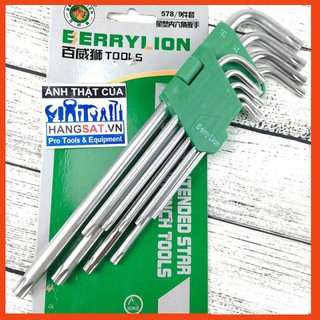 [GIÁ TỐT] Bộ 9 Cây Lục Giác Đầu Bông BERRYLION (Chính Hãng)