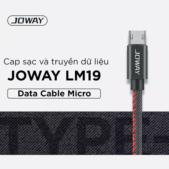 Cáp sạc nhanh MicroUSB JOWAY LM19