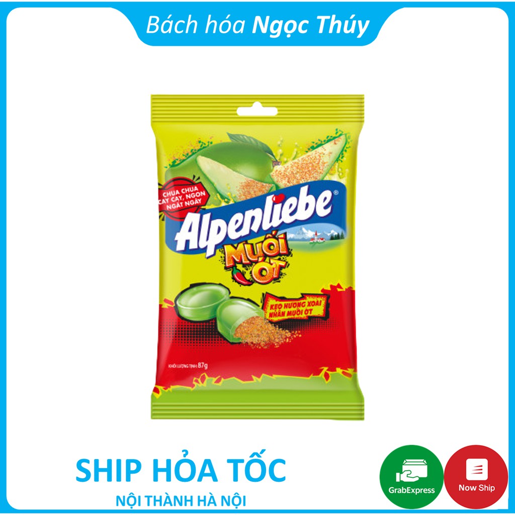 Kẹo Alpenliebe hương xoài nhân muối ớt (Gói 30 viên)