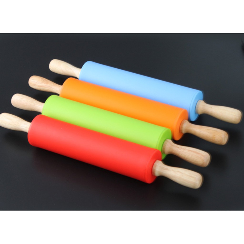 Que cán bột Silicon 30cm