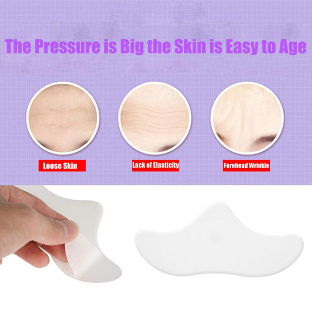 COD 10Pcs Forehead Anti-Wrinkle Stickers Patches Remove Frown Lines Moisturizing Lifting Mask Health Care Makeup Tools