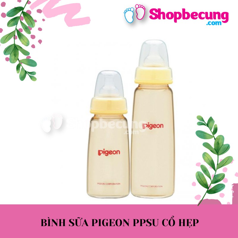 BÌNH SỮA PIGEON PPSU CỔ HẸP 160ML