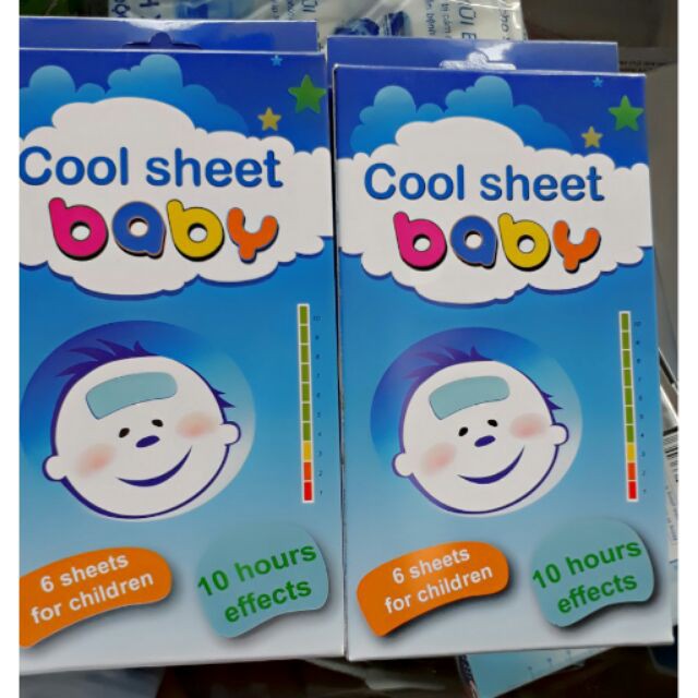 Miếng hạ sốt Cool sheet baby (6 Miếng) - [ Quầy Thuốc Bảo Lâm ] -[Chính Hãng]