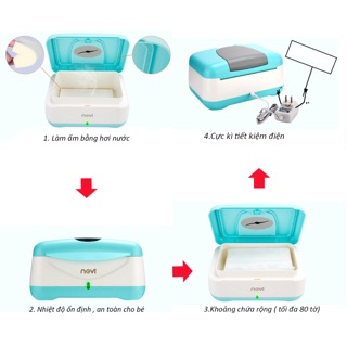 Máy làm ấm khăn ướt Nevi LED