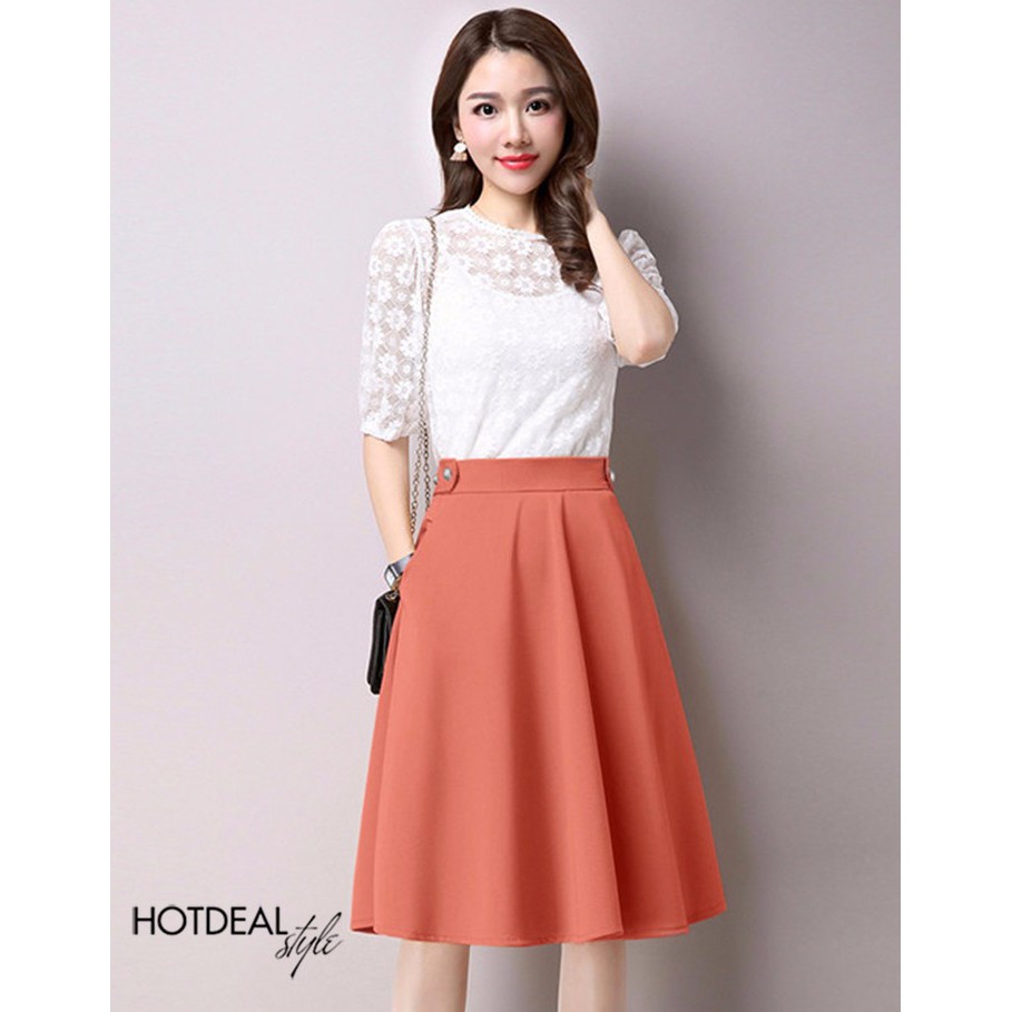 ❣️FREESHIP❣️Chân Váy Phối Nút NANA