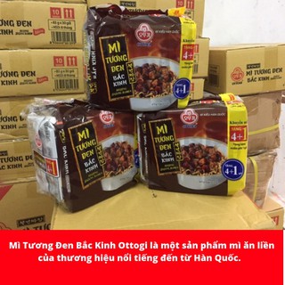 ( LỐC 5 GÓI ) mì tương đen Bắc Kinh OTTOGI 135G