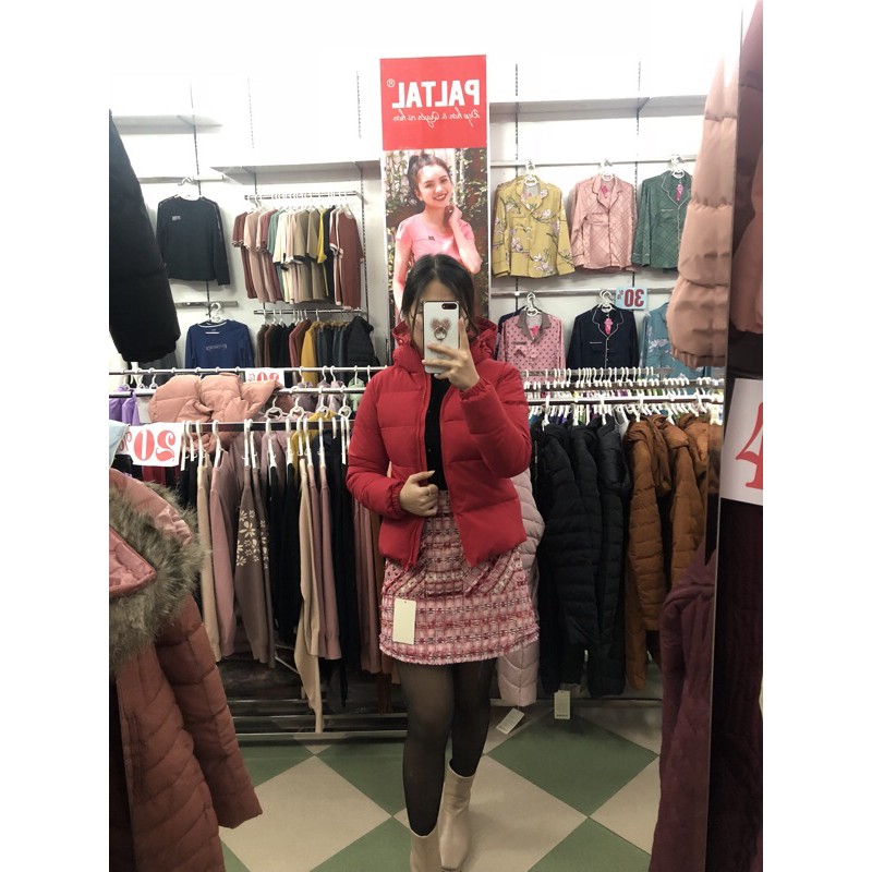 Áo phao siêu nhẹ nữ ngắn áo phao bigsize siêu ấm A146