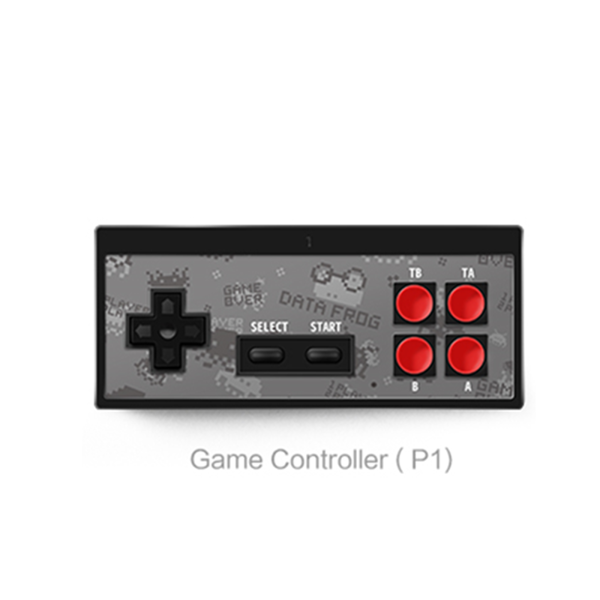 Bộ 2 Tay Điều Khiển Không Dây Điện Tử Game 8 Bit Dự Phòng Thay Thế Cho Dòng Máy Y2 HD Data Frog